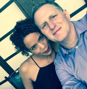 Michael Rapaport and his wife.